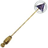 Amethyst Tie Pin
