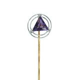 Amethyst Tie Pin