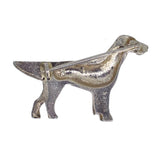 Silver Dog Brooch