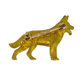 German Shepherd Brooch