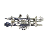 Silver Horse Shoe Brooch
