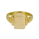 vintage gold signet ring