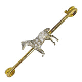 Diamond Horse Brooch