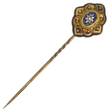 Victorian Star Set Stick pin