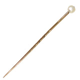 Single Pearl Tie Pin