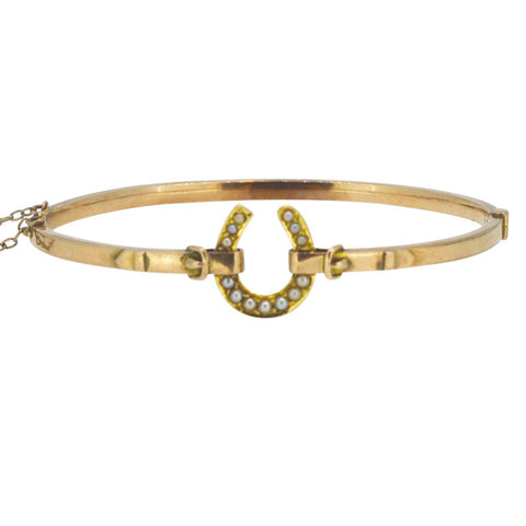 Victorian Horse Shoe Bangle
