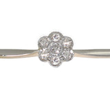 Diamond Bar Brooch