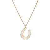 vintage horse shoe necklace