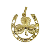 Horse Shoe & Clover Charm