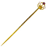 Ruby & Pearl Tie Pin