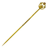 Ruby & Pearl Tie Pin