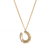 Pearl Horse Shoe Necklace