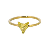 vintage fox head ring