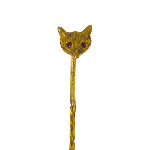 Fox Head Tie Pin