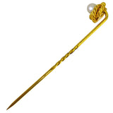 Victorian Rope Knot Tie Pin