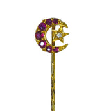 Ruby & Diamond Tie Pin