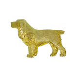 gold spaniel brooch