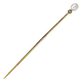 Pearl & Diamond Tie Pin