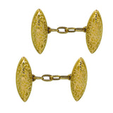 antique gold cuff links