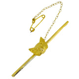 Fox Head Brooch