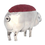 Silver Pig Pin Cushion