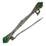 Marcasite Bar Brooch