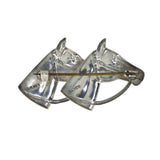 Silver Horse Head Brooch