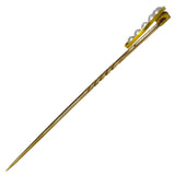 Pearl Horse Shoe Tie Pin