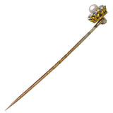Diamond & Pearl Tie Pin