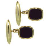 black onyx cuff links