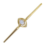 opal bar brooch