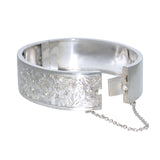 Silver Engraved Bangle