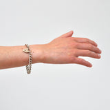Silver Curb Link Bracelet
