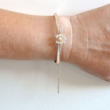 Diamond Horse Shoe Bangle