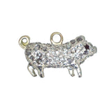 diamond pig charm