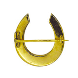 Pearl Horse Shoe Brooch