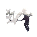 Flying Bird Brooch