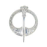 Silver 'Celtic' kilt pin. Hallmarked and dated Birmingham UK 1950. 