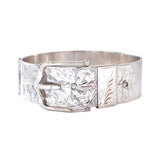 silver buckle bangle