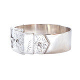 Silver Buckle Bangle