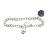 Silver Curb Link Bracelet