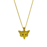 fox head necklace