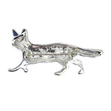 Silver Fox Brooch