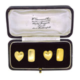 Heart & Cushion Cufflinks