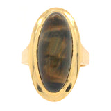vintage tigers eye ring