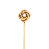 antique pearl tie pin