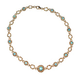 Blue Zircon Collar