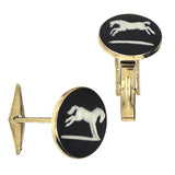 Wedgewood Horse Cuff Links