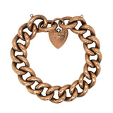 Rose Gold Curb Link Bracelet