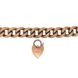 Rose Gold Curb Link Bracelet